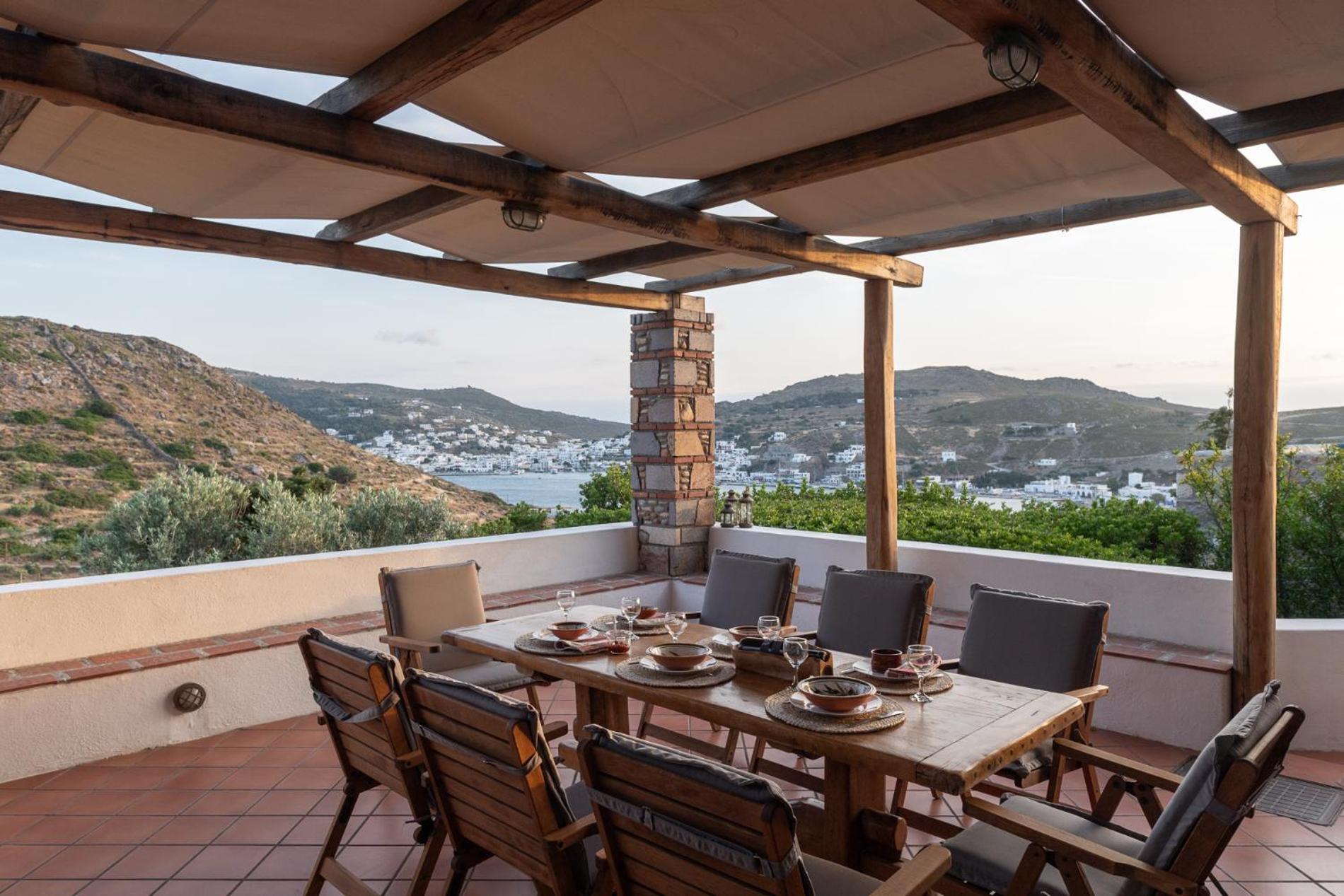 Blue Vista Patmos Villa Skala  Ngoại thất bức ảnh