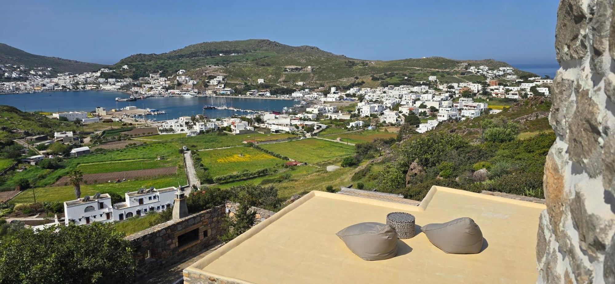 Blue Vista Patmos Villa Skala  Phòng bức ảnh